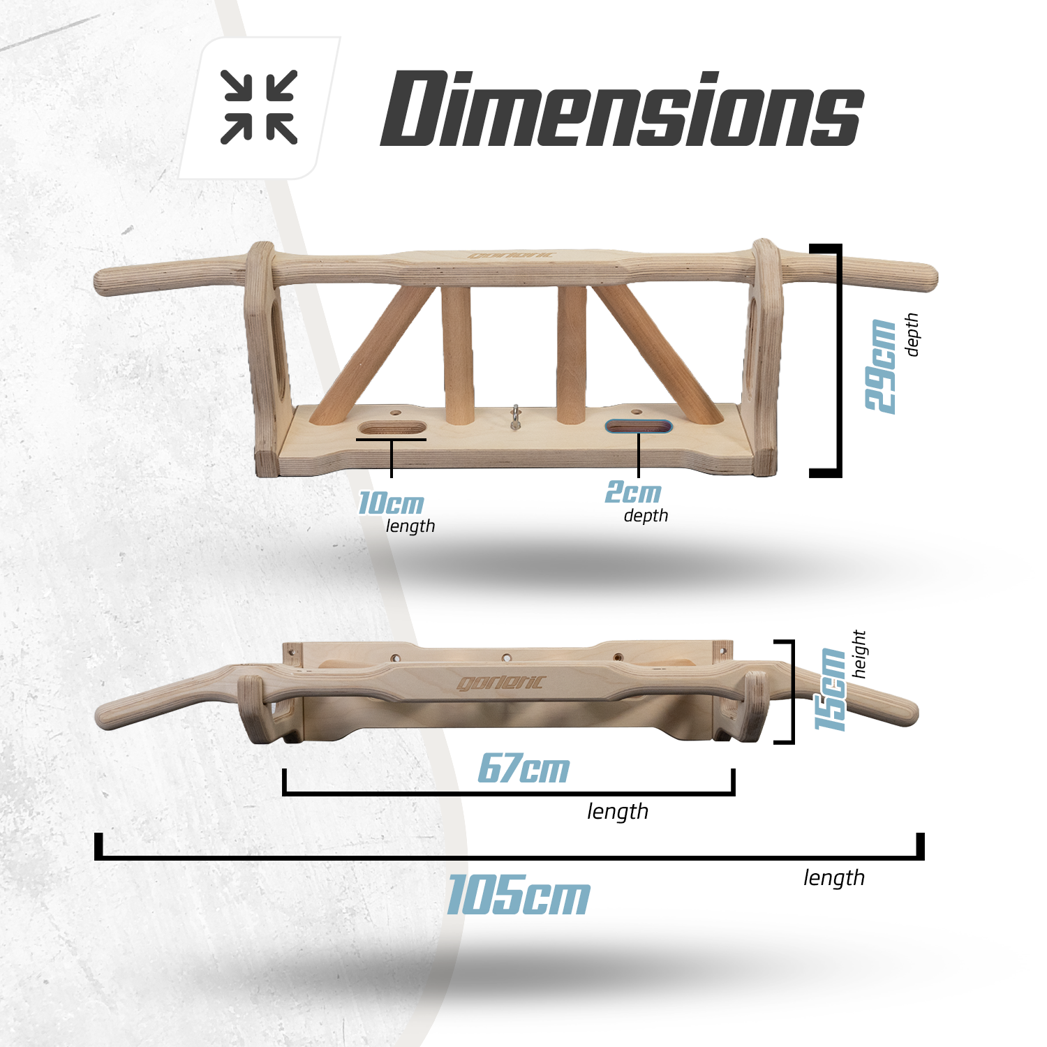Barra de dominadas Titan Puerta