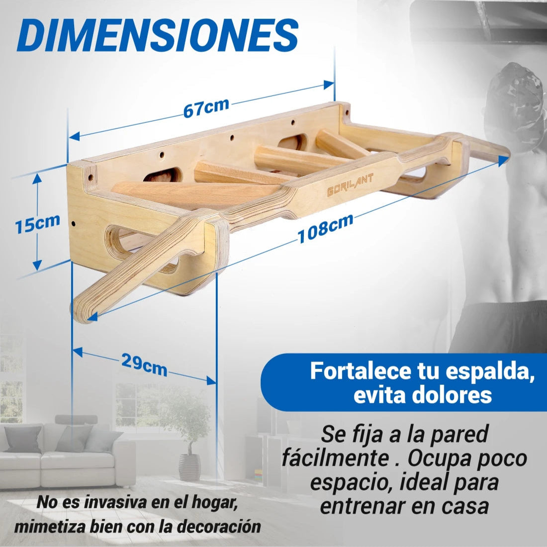 Barra de dominadas Titan Puerta