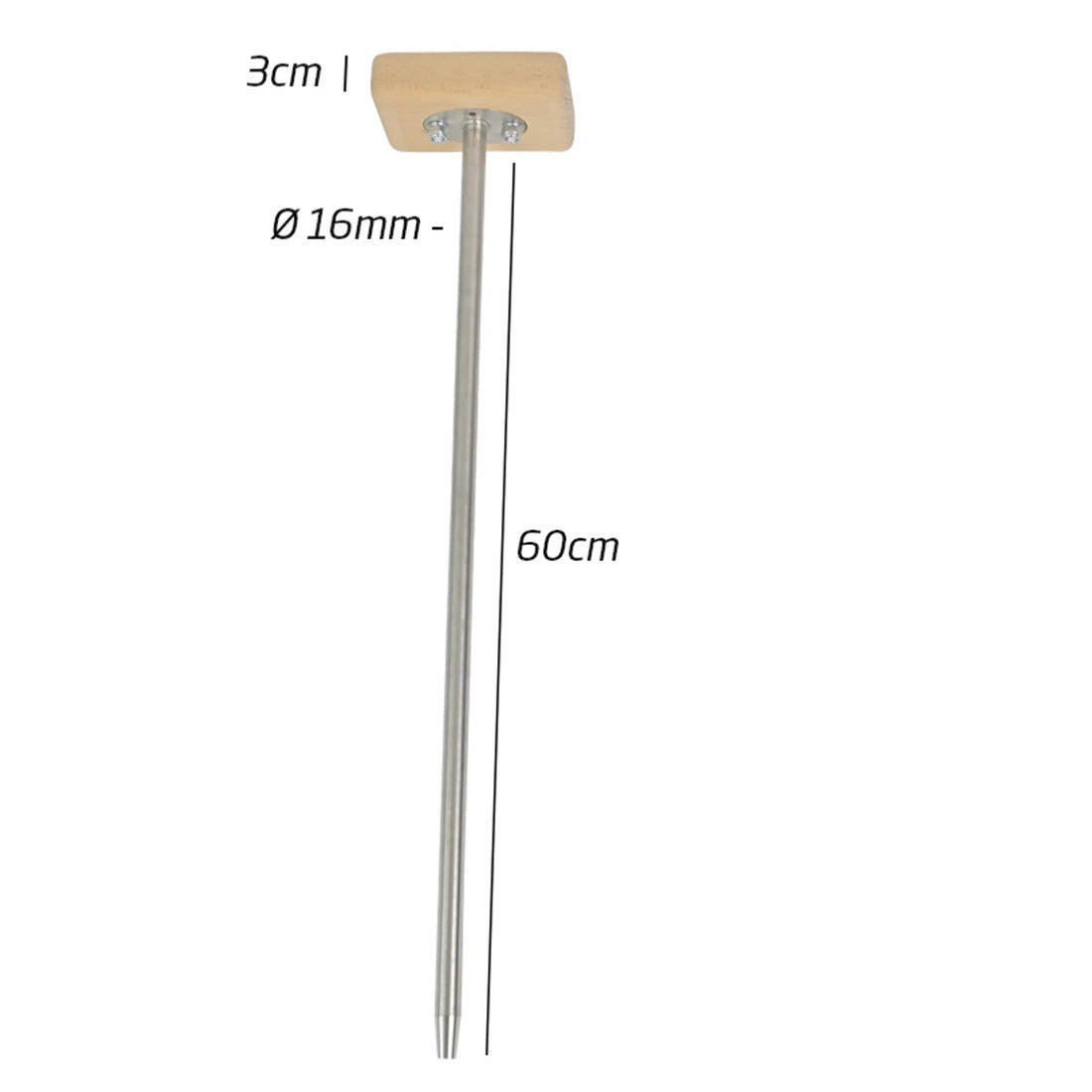 Bastón cónico 60cm (x1)